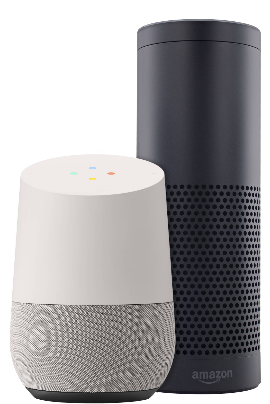 Google Home and Amazon Echo devices